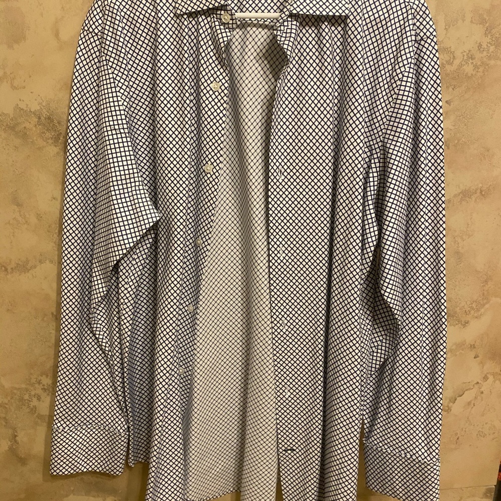 SHIRT BANANA REPUBLIC DRESS SHIRT SIZE L 16-16 1/2 👕 - Picture 2 of 9